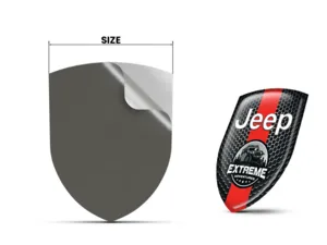 Jeep Domed Sticker Max Resilient Elegant Pro Performance